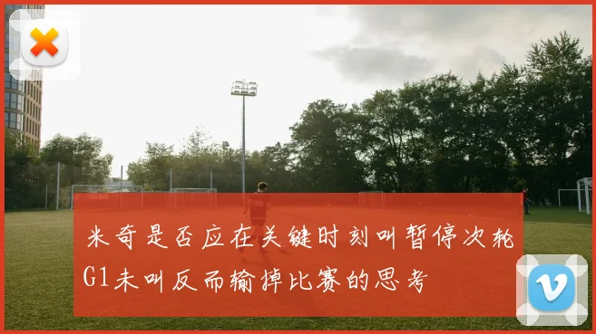 米奇是否应在关键时刻叫暂停次轮G1未叫反而输掉比赛的思考